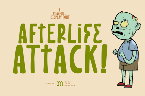 Afterlife Attack: A Strategic Font for Making Bold Design Statements