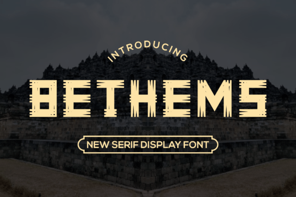 Bethems: A Bold and Whimsical Display Font for Creative Projects