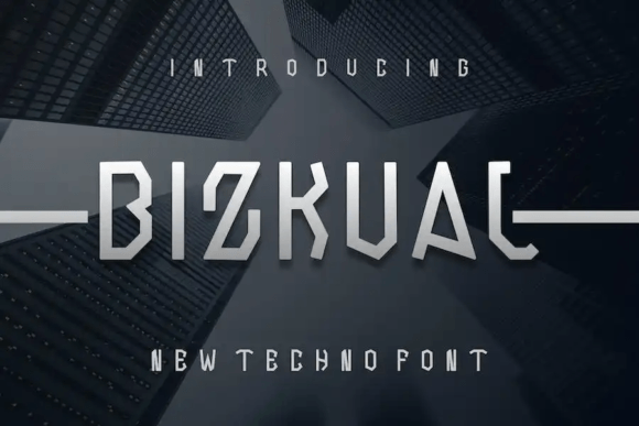 Bizkual: A Bold Font for Modern Creativity