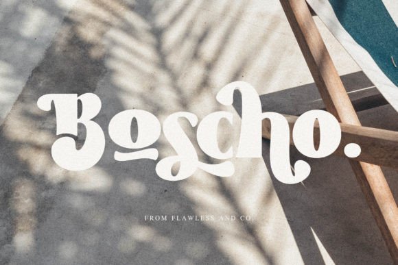 Boscho: The Display Font That Elevates Your Design Game
