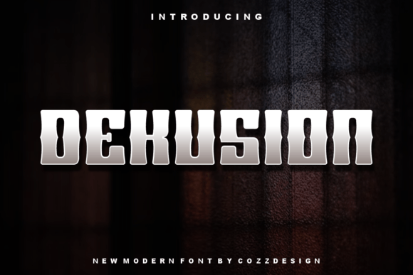 Dekusion: A Bold Display Font for Elevating Creative Projects
