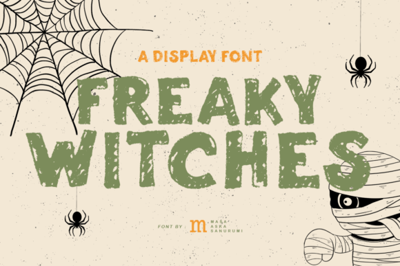 Freaky Witches: The Spooky Font That Adds a Dash of Darkness to Your Designs