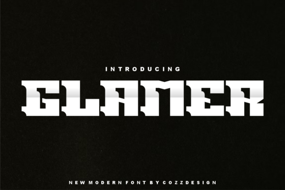 Glamer: A Modern Display Font for Bold, Stylish Typography