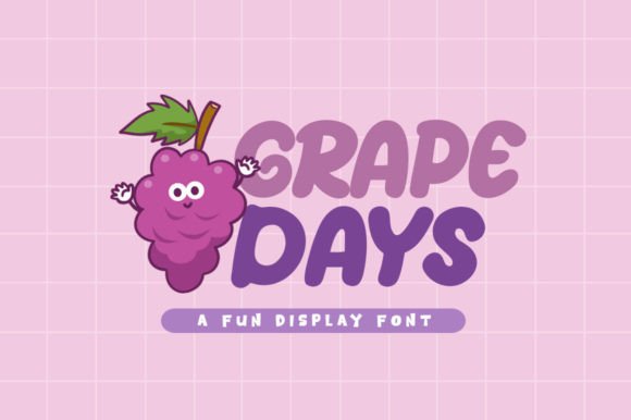 Grape Days: A Playful Font for Creative Designs