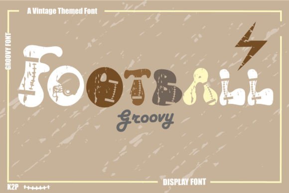 Groovy Football: The Bold Font for Sports Designs