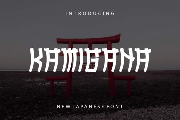 Kamigana: A Modern Display Font for Elegant Design Projects
