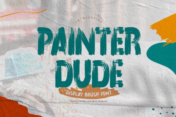 Painter Dude: The Bold Font That Brings Your Designs to Life