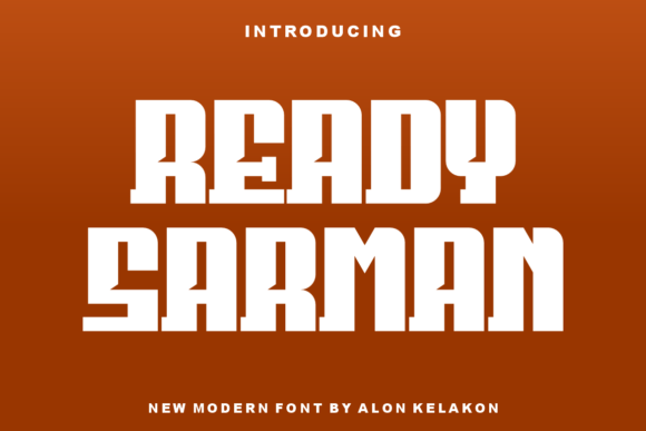 Ready Sarman: The Modern Display Font That Elevates Your Visual Storytelling