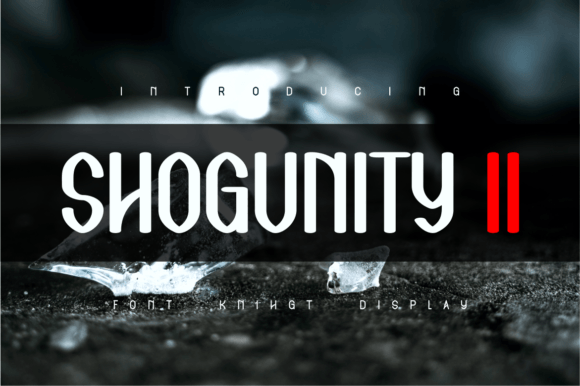 Shogunity Ii: A Modern Brush Font for Creative Professionals