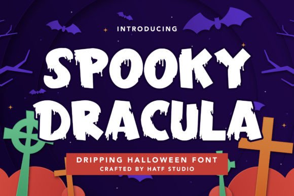 Spooky Dracula: A Bold Font for Halloween and Horror Designs